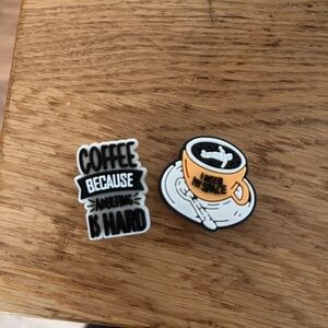 Coffee Themed Croc Jibbitz